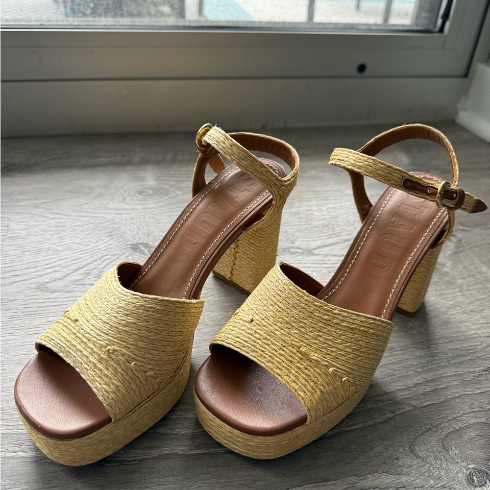 Staud Jodie Ankle Strap Platform Sandal. Brand new.